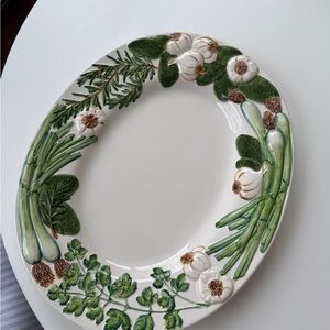 Vegetable Ceramic Serving Platter